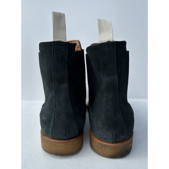 Common Projects Mens Winter Chelsea Boots Black Suede Size 42 main image 4